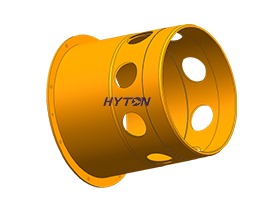 Le bronze de rechange de Hyton partie la pièce de composant de broyeur de cône de douille de tête de Metso Nordberg HP4