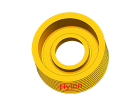 Combinaison de roue de poulie de concasseur Metso concasseur à cône HP300 pièces de rechange