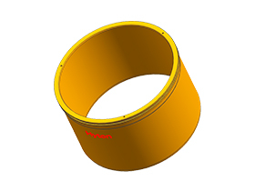 S'applique à la bague de cylindre Hydroset de pièces de rechange de broyeur à cône Sandvik CH420 H2800