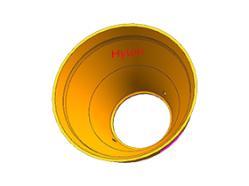 Revêtement de manteau de coulée de manganèse Hyton pour pièces d'usure de concasseur à cône Sandvik CH440